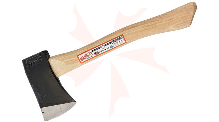 Marble's No. 10 Black Belt Axe 14.25 inch Overall, Hickory Wood Handle