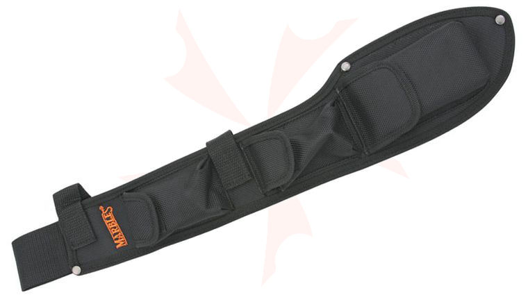 Marble's Heavy Black Nylon Belt Sheath for Bolo Camp Knife