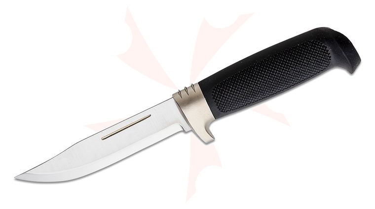 Marttiini Big Game Fixed 5 inch Blade, Black Kraton Handles
