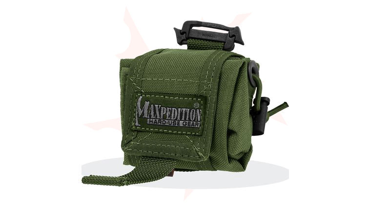 Maxpedition 0207G Mini Rollypoly Folding Dump Pouch, OD Green