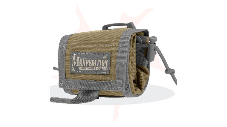 Maxpedition 0208KF Rollypoly Folding Dump Pouch, Khaki-Foliage