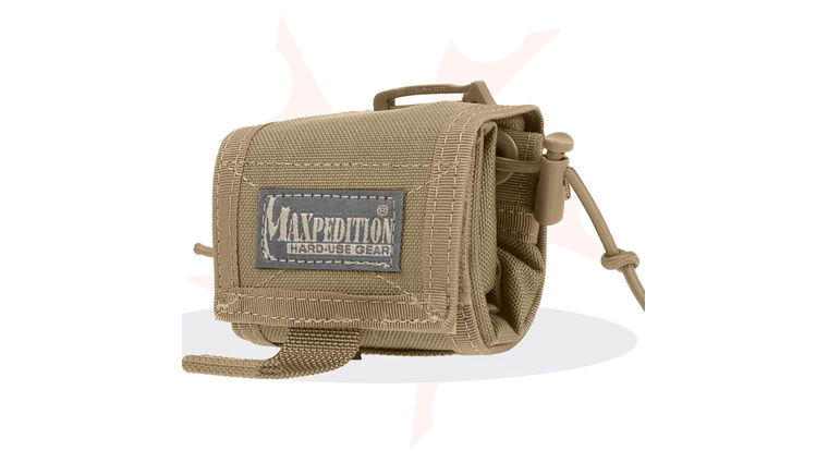 Maxpedition 0208K Rollypoly Folding Dump Pouch, Khaki