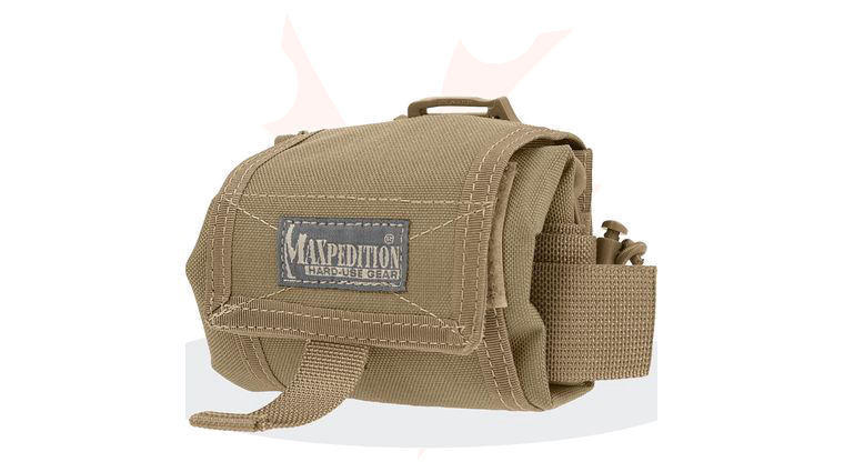 Maxpedition 0209K Mega Rollypoly Folding Dump Pouch, Khaki