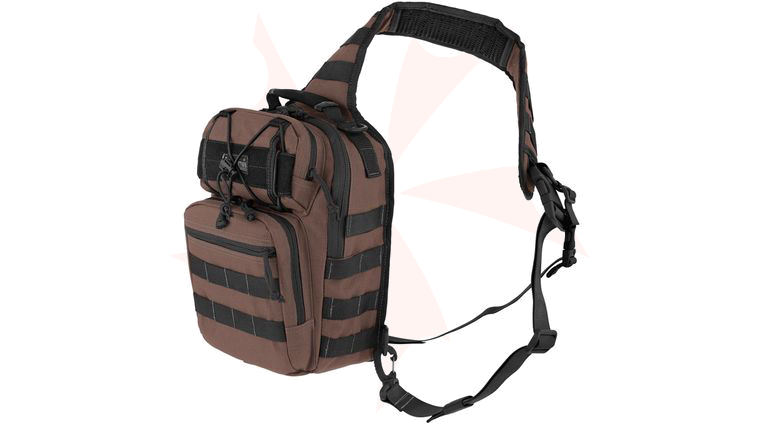 Maxpedition 0422BR Lunada Gearslinger Bag, Brown - KnifeCenter