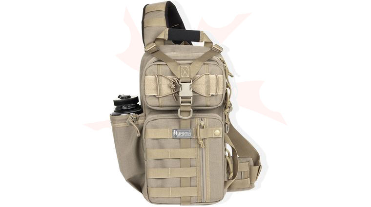 Maxpedition 0431K Sitka Gearslinger Backpack, Khaki