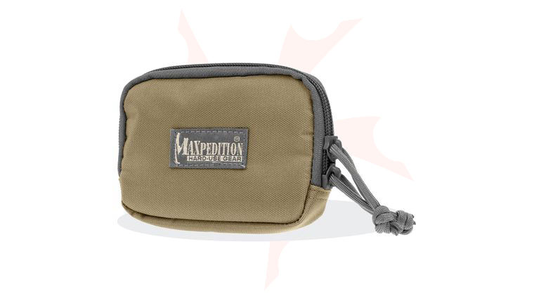 Maxpedition 3526KF Hook-&-Loop 3 inch x 5 inch Zipper Pocket, Khaki-Foliage