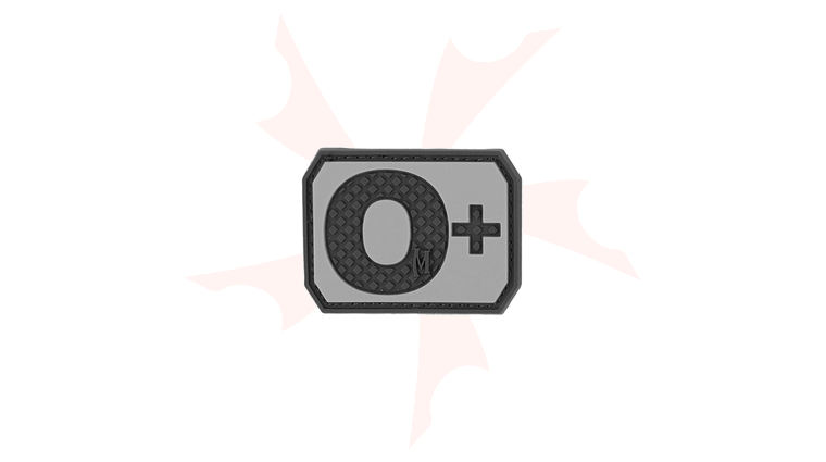 Maxpedition BTOPS PVC O+ Blood Type Patch, SWAT