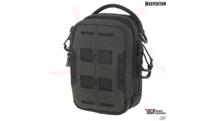 Maxpedition CAPBLK Advanced Gear Research AGR CAP Compact Admin Pouch, Black