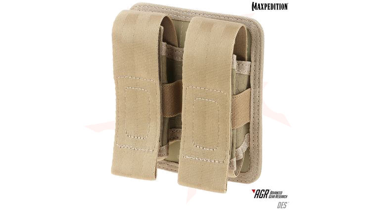 Maxpedition DESTAN AGR Advanced Gear Research DES Double Sheath Pouch, Tan