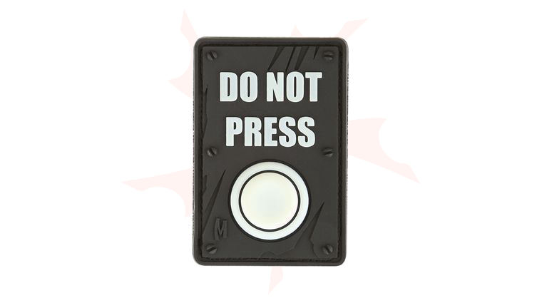 Maxpedition DONPZ PVC Do Not Press Patch, Glow