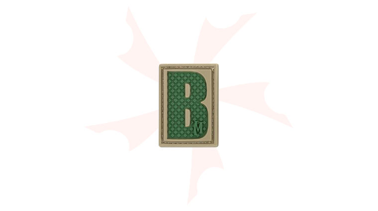 Maxpedition LETBA PVC Letter B Patch, Arid