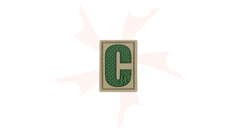 Maxpedition LETCA PVC Letter C Patch, Arid