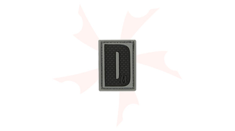 Maxpedition LETDS PVC Letter D Patch, SWAT