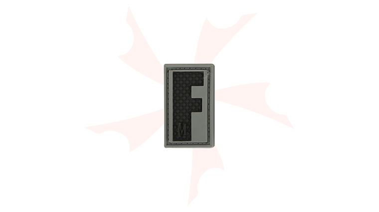 Maxpedition LETFS PVC Letter F Patch, SWAT