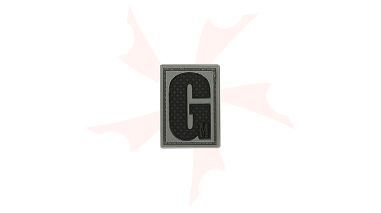 Maxpedition LETGS PVC Letter G Patch, SWAT