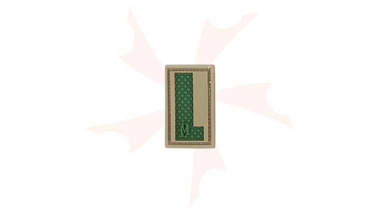 Maxpedition LETLA PVC Letter L Patch, Arid