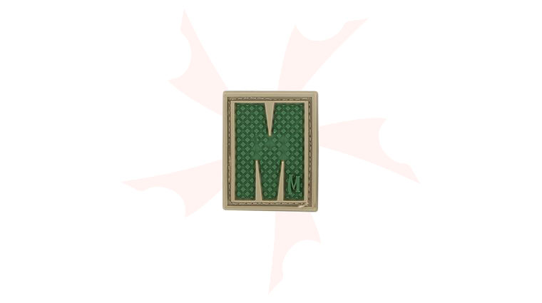 Maxpedition LETMA PVC Letter M Patch, Arid