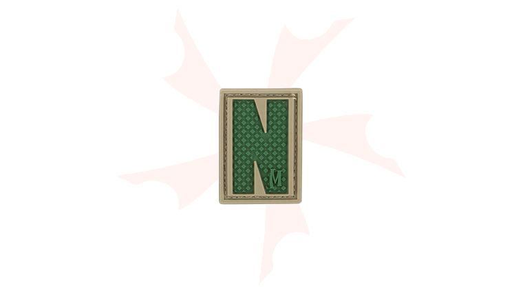 Maxpedition LETNA PVC Letter N Patch, Arid