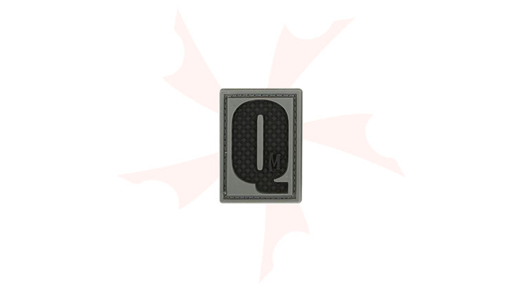 Maxpedition LETQS PVC Letter Q Patch, SWAT