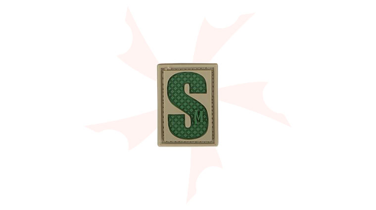 Maxpedition LETSA PVC Letter S Patch, Arid