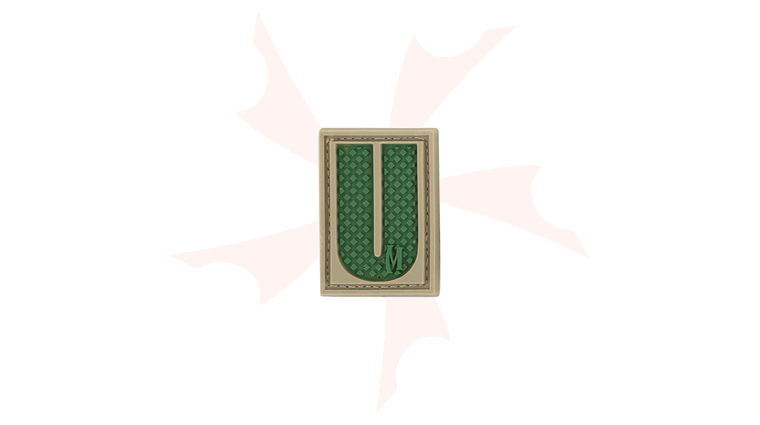 Maxpedition LETUA PVC Letter U Patch, Arid