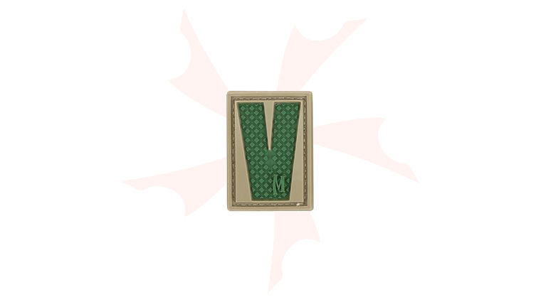 Maxpedition LETVA PVC Letter V Patch, Arid