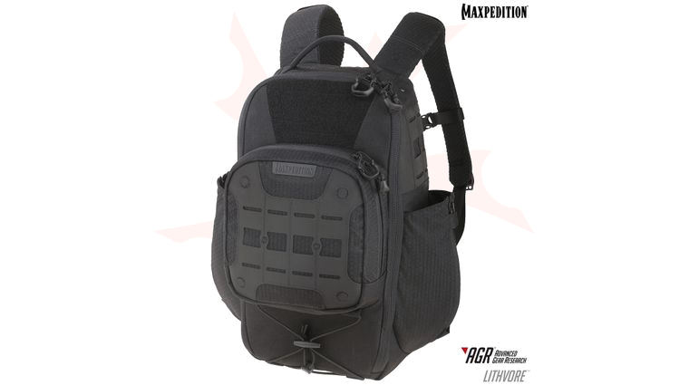 Maxpedition LTHBLK AGR Advanced Gear Research Lithvore 17L Everyday Backpack, Black