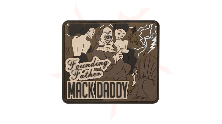 Maxpedition MACKA PVC Ben Franklin Mack Patch, Arid