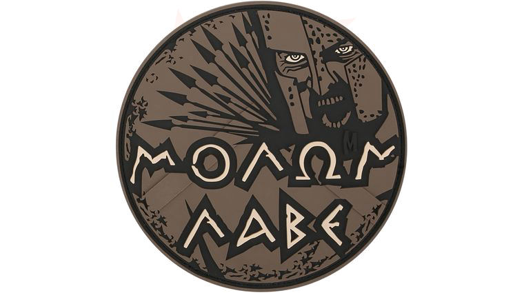 Maxpedition MOLBA PVC Molon Labe Patch, Arid