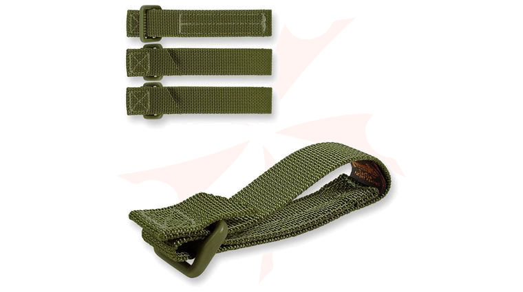 Maxpedition 9903G 3 inch TacTie (Pack of 4), OD Green
