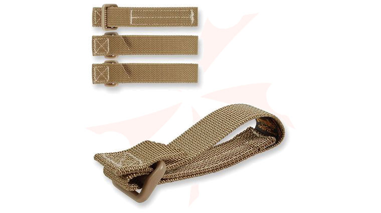 Maxpedition 9903K 3 inch TacTie (Pack of 4), Khaki