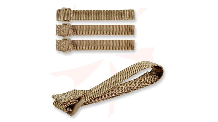 Maxpedition 9905K 5 inch TacTie (Pack of 4), Khaki