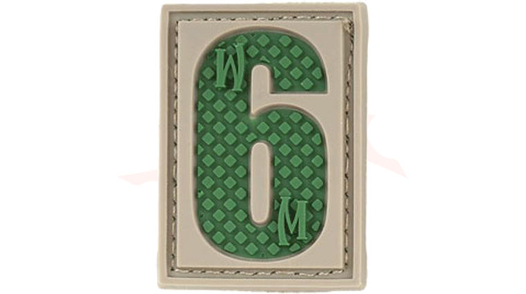Maxpedition PVC Number 6 or 9 Patch, Arid