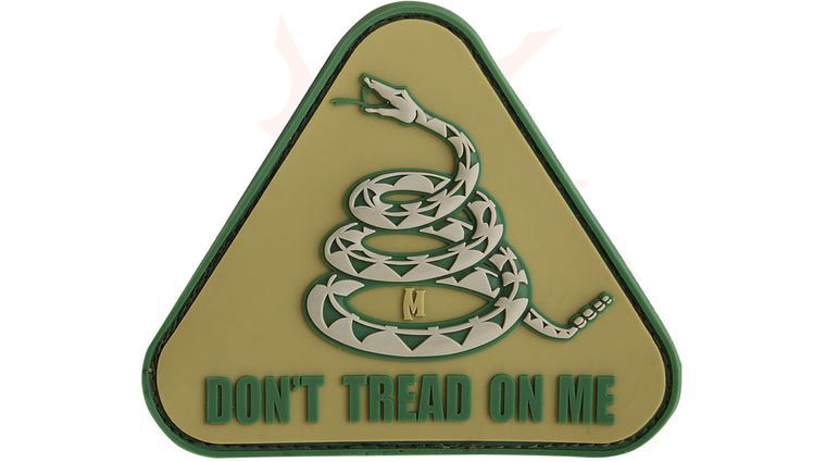 Maxpedition PVC Don't Tread on Me Patch, Arid