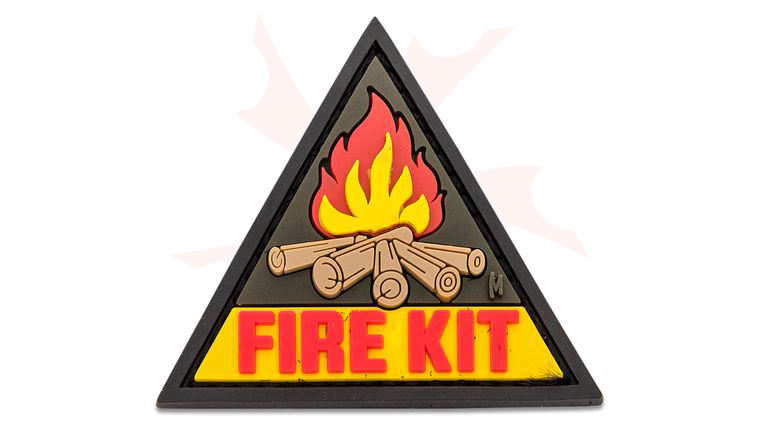 Maxpedition FIREC PVC Fire Kit Morale Patch, Color