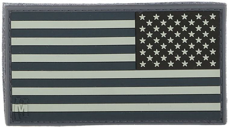 Maxpedition PVC Large Reverse USA Flag Patch, SWAT