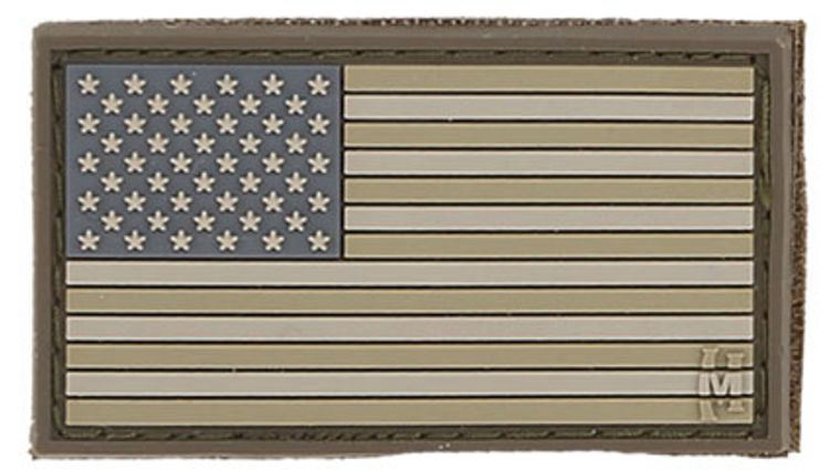 Maxpedition PVC Small USA Flag Patch, Arid