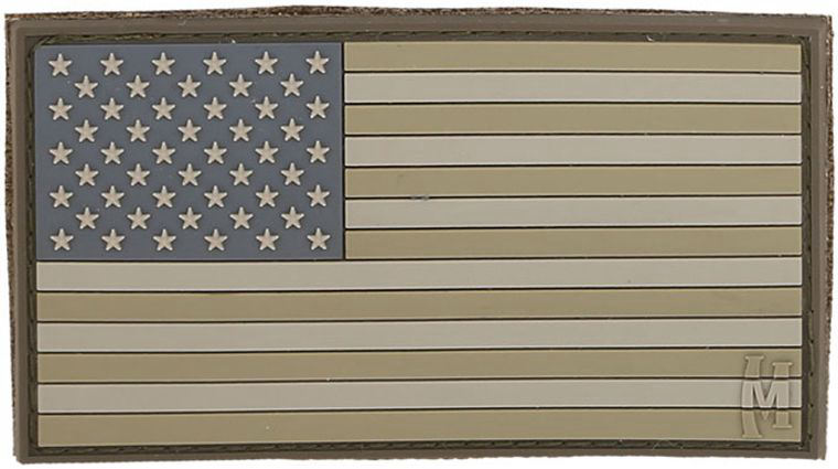 Maxpedition PVC Large USA Flag Patch, Arid
