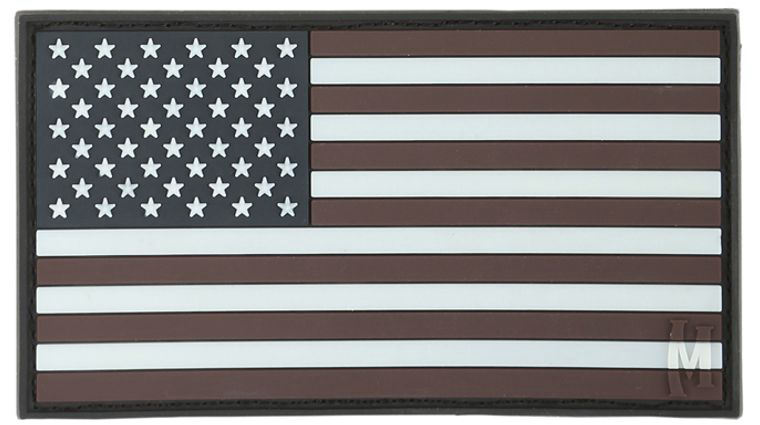 Maxpedition PVC Large USA Flag Patch, Glow