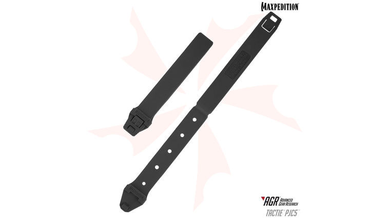 Maxpedition PJC5BLK AGR Advanced Gear Research PJC5 TacTie Polymer Joining Clip, Pack of 6, Black