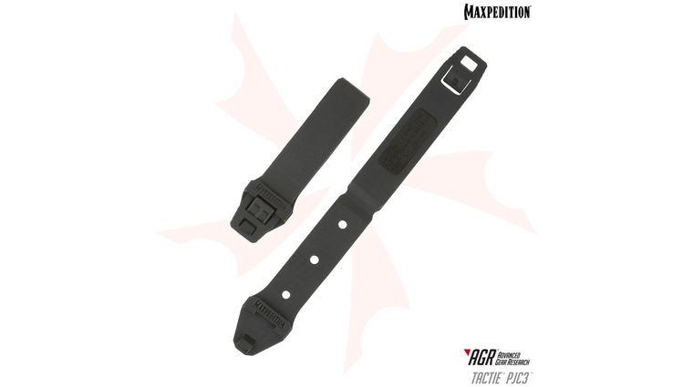 Maxpedition PJC3BLK AGR Advanced Gear Research PJC3 TacTie Polymer Joining Clip, Pack of 6, Black