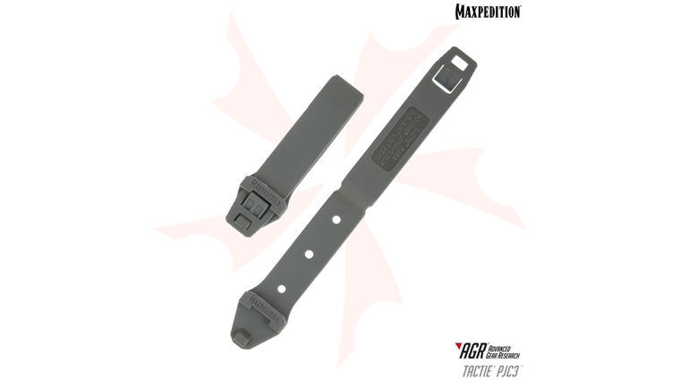 Maxpedition PJC3GRY AGR Advanced Gear Research PJC3 TacTie Polymer Joining Clip, Pack of 6, Gray