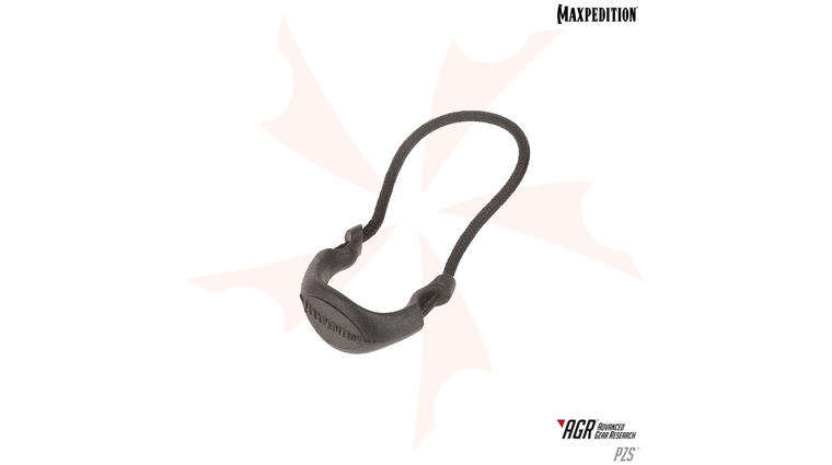 Maxpedition PZSBLK AGR Advanced Gear Research PZS Small Positive Grip Zipper Pulls, Pack of 6, Black