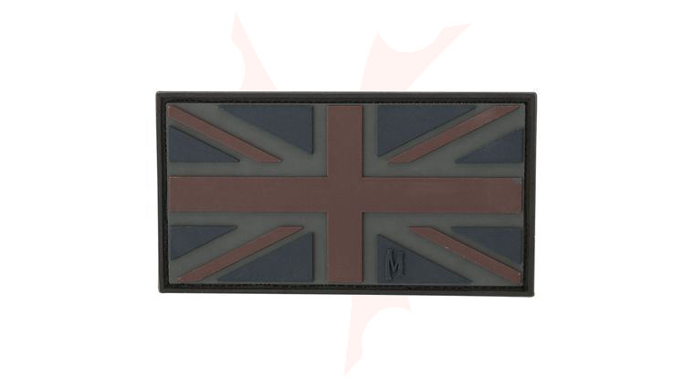 Maxpedition UKFLX PVC United Kingdom Flag Patch, Stealth