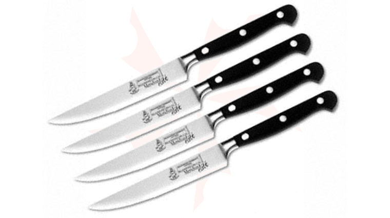 Messermeister Meridian Elite 4-1/2 inch Non-Serrated Steak Knife Set