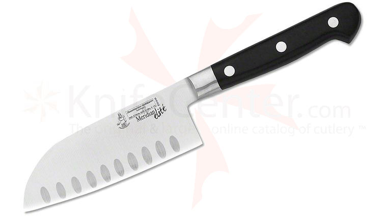 Messermeister  Meridian Elite 5 inch Granton Kullenschliff Santoku Knife