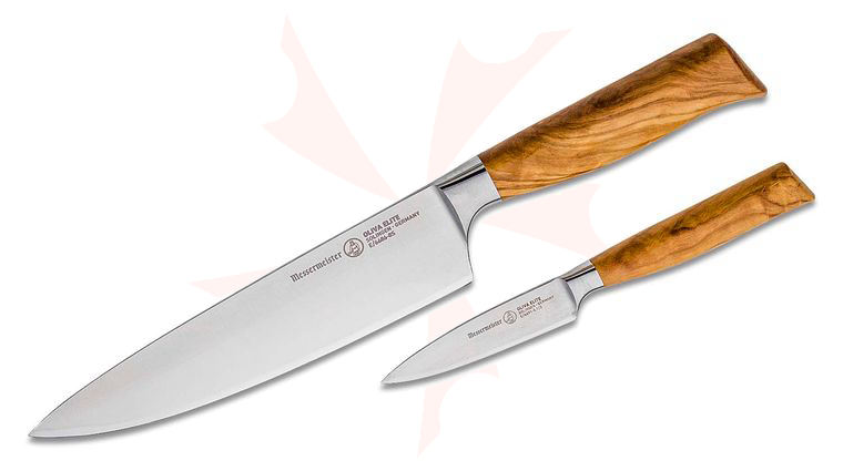 Messermeister Oliva Elite 2 Piece Chef's Knife & Parer Set
