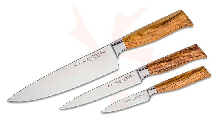 Messermeister Oliva Elite 3 Piece Starter Set