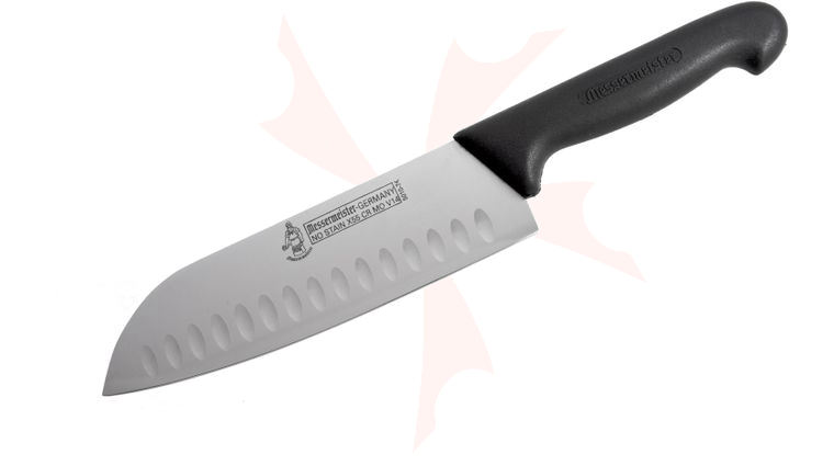 Messermeister Pro Series 7 inch Kullenschliff Santoku Knife