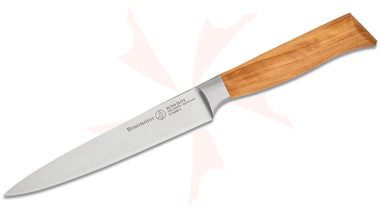 Messermeister Oliva Elite 6 inch Utility Knife, Olive Wood Handle